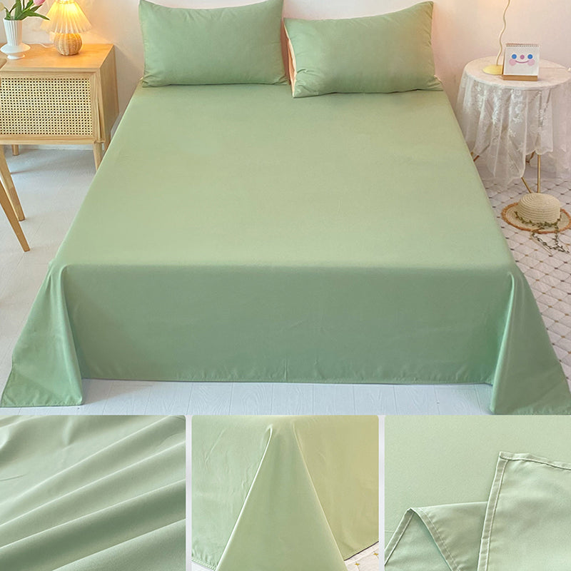 Soft Bed Sheets Fade Resistant Breathable Soft Whole Colored Sheet Set