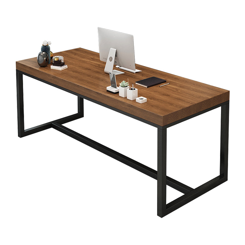 Rectangular Industrial Writing Desk Pine Solid Wood Office Desk