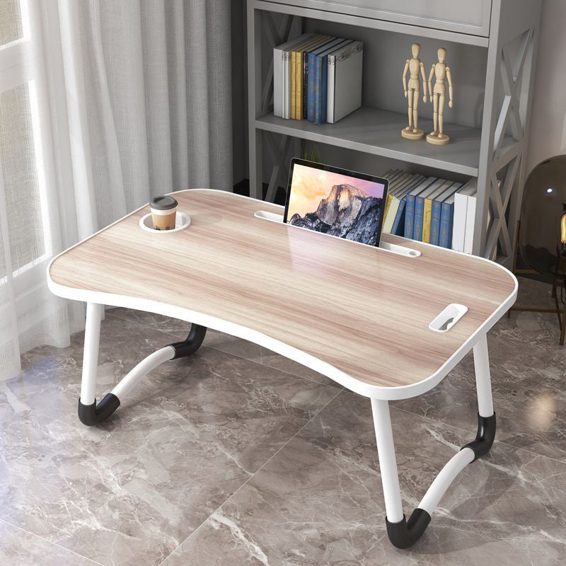 Modern Wood Laptop Table 15.75-inch Wide Writing Desk with Parsons Base