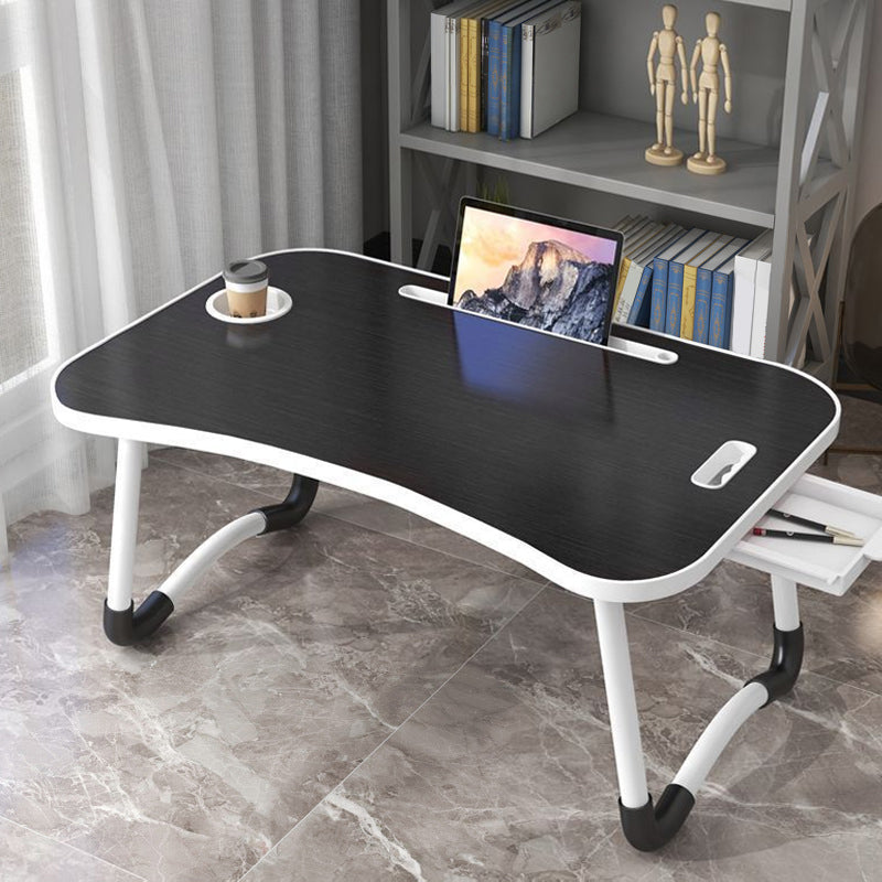 Modern Wood Laptop Table 15.75-inch Wide Writing Desk with Parsons Base