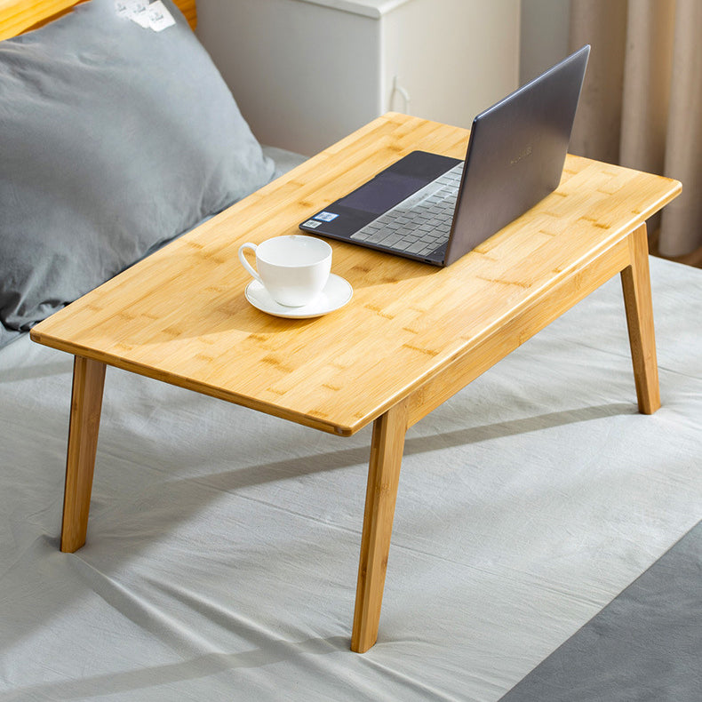 Modern Solid Wood Writing Desk Floating Rectangular Laptop Desk