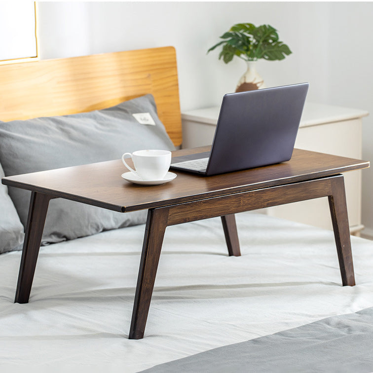 Modern Solid Wood Writing Desk Floating Rectangular Laptop Desk