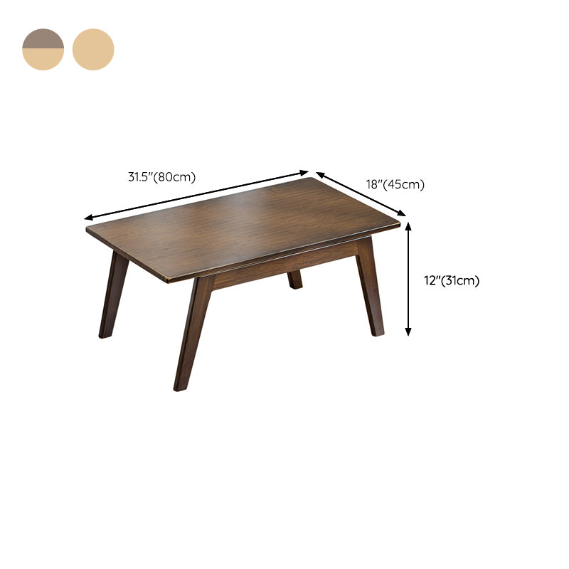 Modern Solid Wood Writing Desk Floating Rectangular Laptop Desk