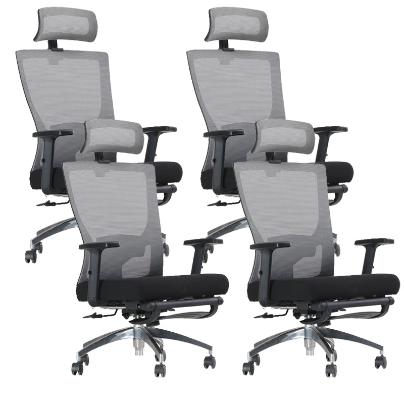 Modern Desk Chair Mesh Swivel Conference Chair High-Back Chair with Wheels