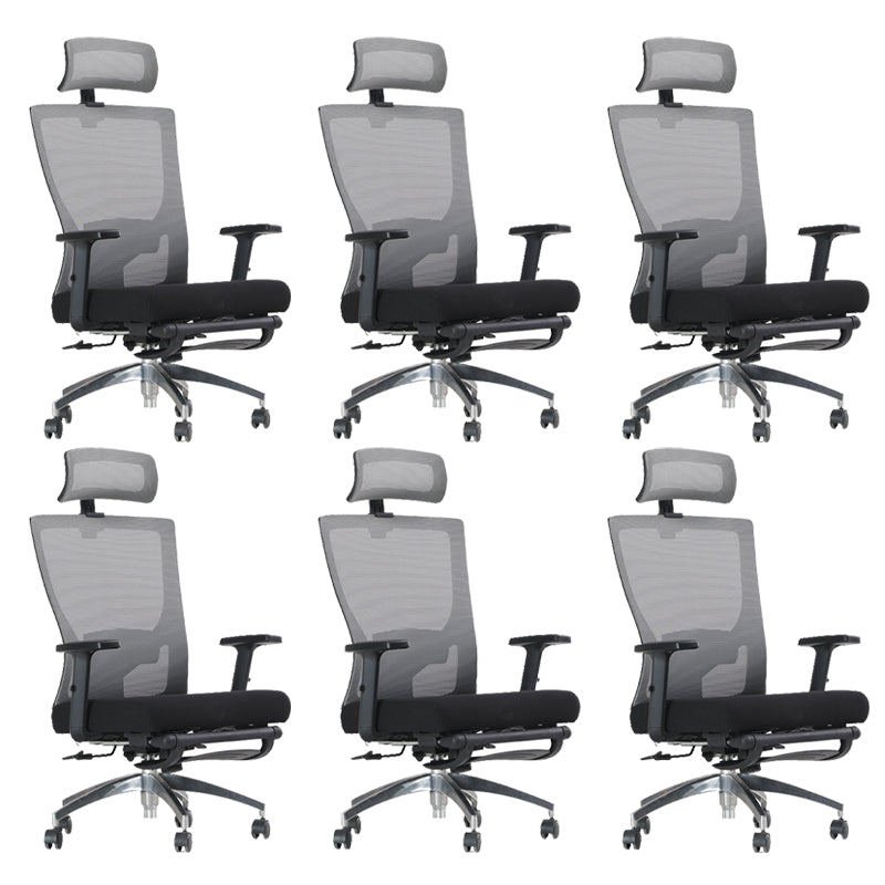 Modern Desk Chair Mesh Swivel Conference Chair High-Back Chair with Wheels