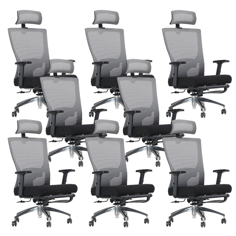 Modern Desk Chair Mesh Swivel Conference Chair High-Back Chair with Wheels