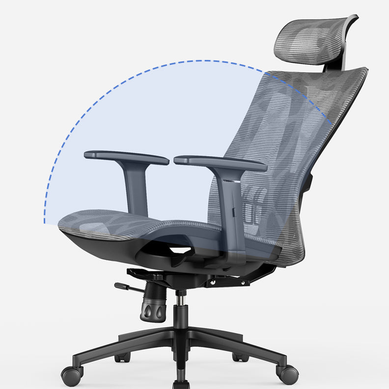 Office Ergonomic Mesh Task Chair Modern Adjustable Arms Swivel Chair