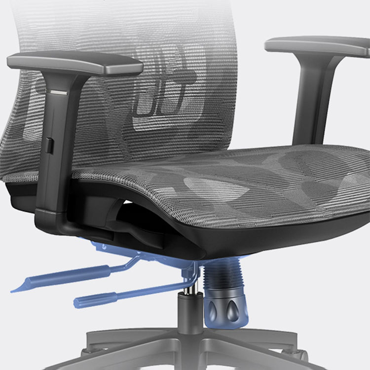 Office Ergonomic Mesh Task Chair Modern Adjustable Arms Swivel Chair