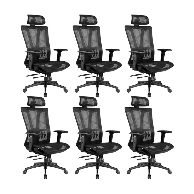 Office Ergonomic Mesh Task Chair Modern Adjustable Arms Swivel Chair