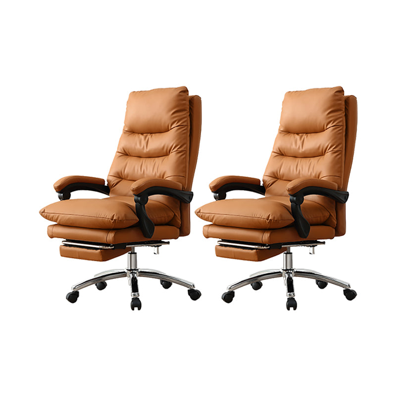 Adjustable Padded Arms Executive Chair Modern High Back Managers Chair