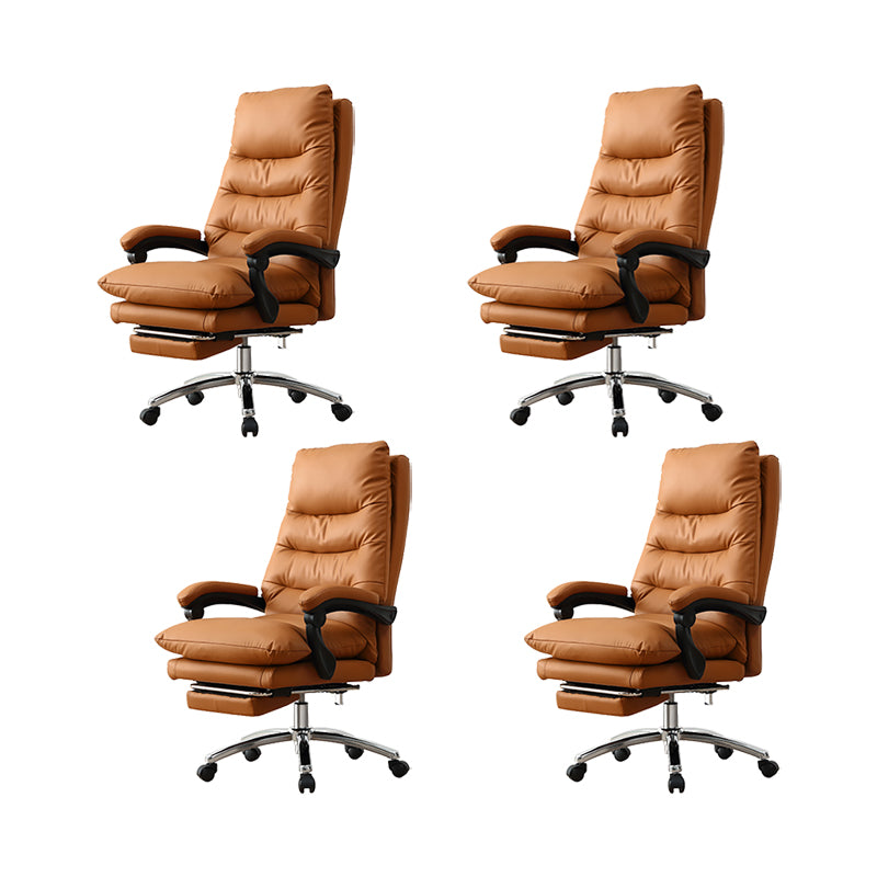 Adjustable Padded Arms Executive Chair Modern High Back Managers Chair