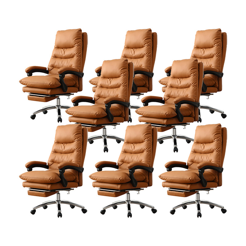 Adjustable Padded Arms Executive Chair Modern High Back Managers Chair