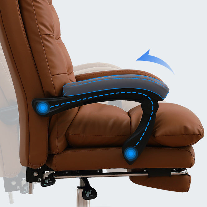 Adjustable Padded Arms Executive Chair Modern High Back Managers Chair