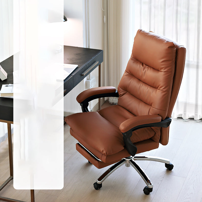 Adjustable Padded Arms Executive Chair Modern High Back Managers Chair