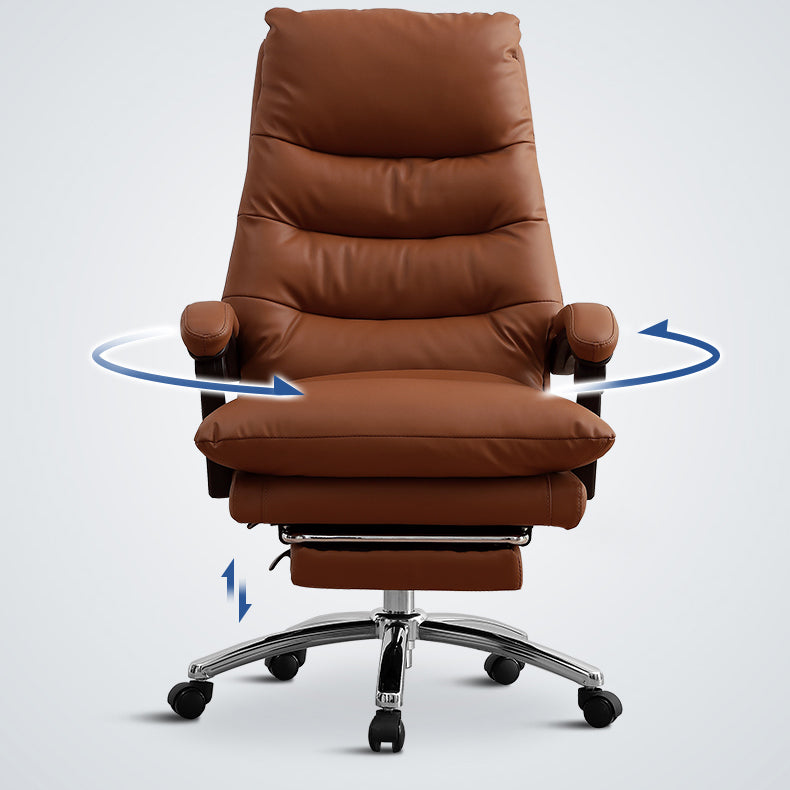 Adjustable Padded Arms Executive Chair Modern High Back Managers Chair