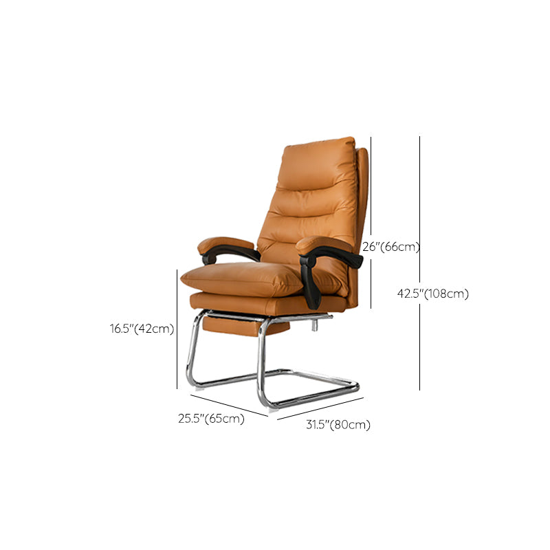 Adjustable Padded Arms Executive Chair Modern High Back Managers Chair