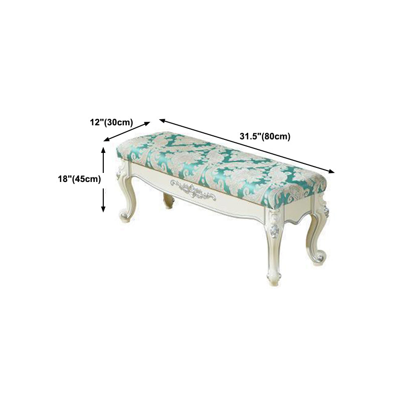 Upholstered Rectangle Seating Bench Cushioned Entryway and Bedroom Bench with Legs