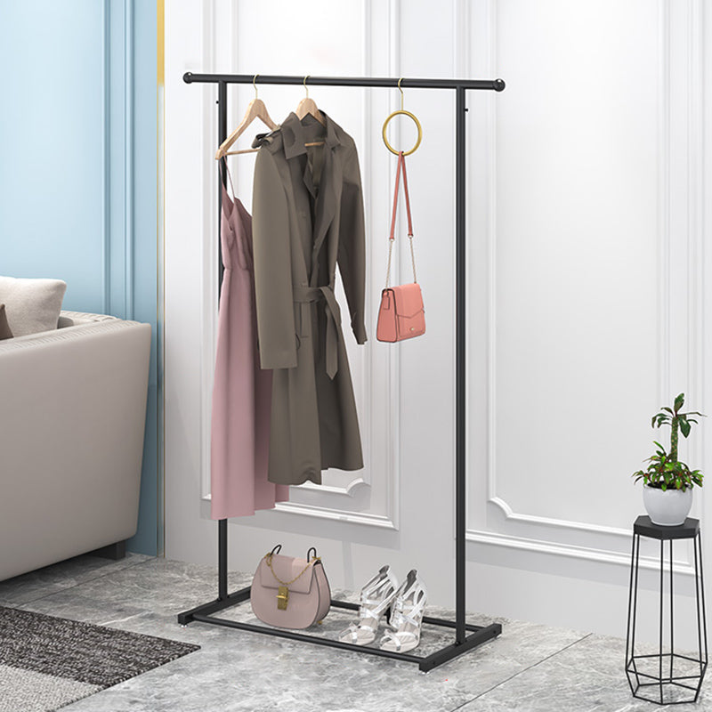 Modern Style Coat Rack Solid Color Free Standing Metallic Coat Rack