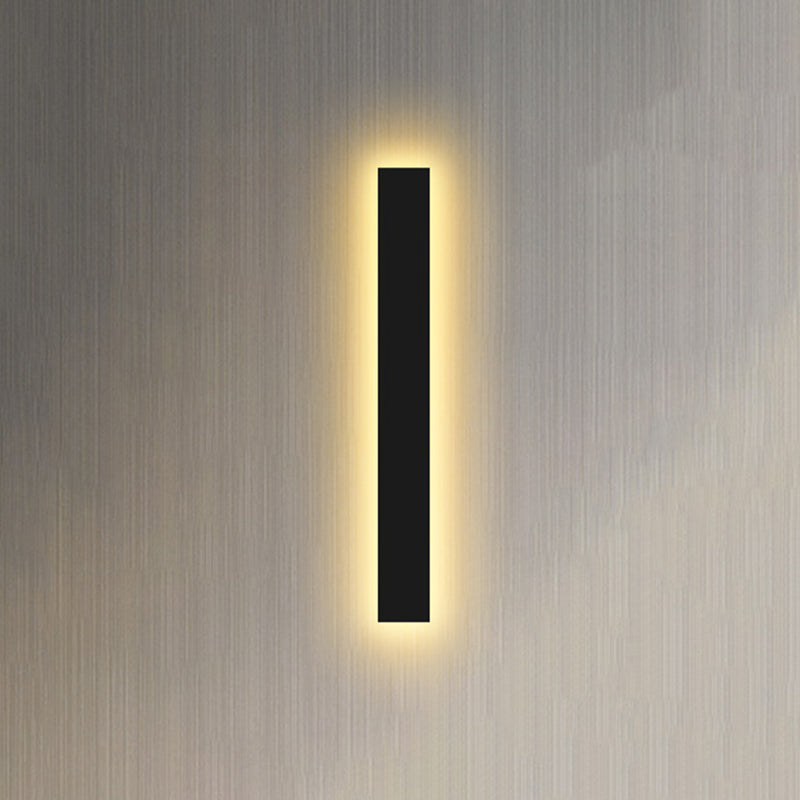 Minimalism Wall Light Fixtures Streamlined LED Indoor Wall Lights with Aluminium Shade