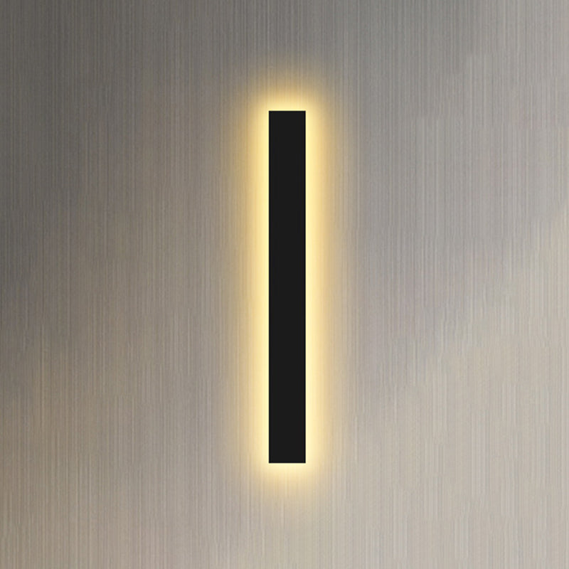 Minimalism Wall Light Fixtures Streamlined LED Indoor Wall Lights with Aluminium Shade