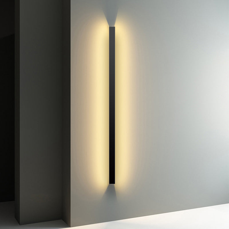 Minimalism Wall Light Fixtures Streamlined LED Indoor Wall Lights with Aluminium Shade