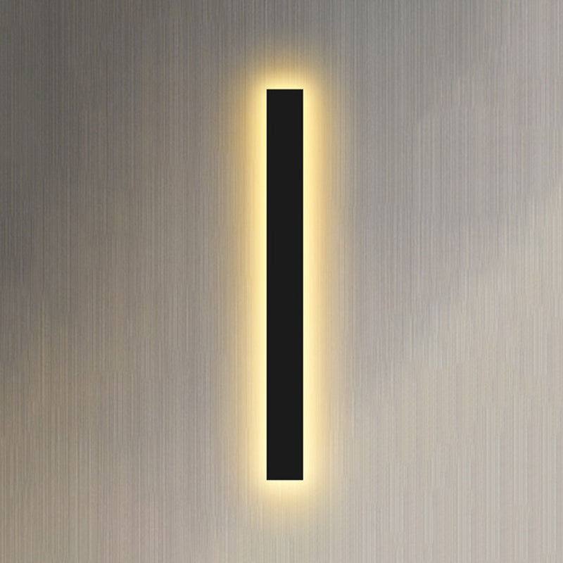 Minimalism Wall Light Fixtures Streamlined LED Indoor Wall Lights with Aluminium Shade