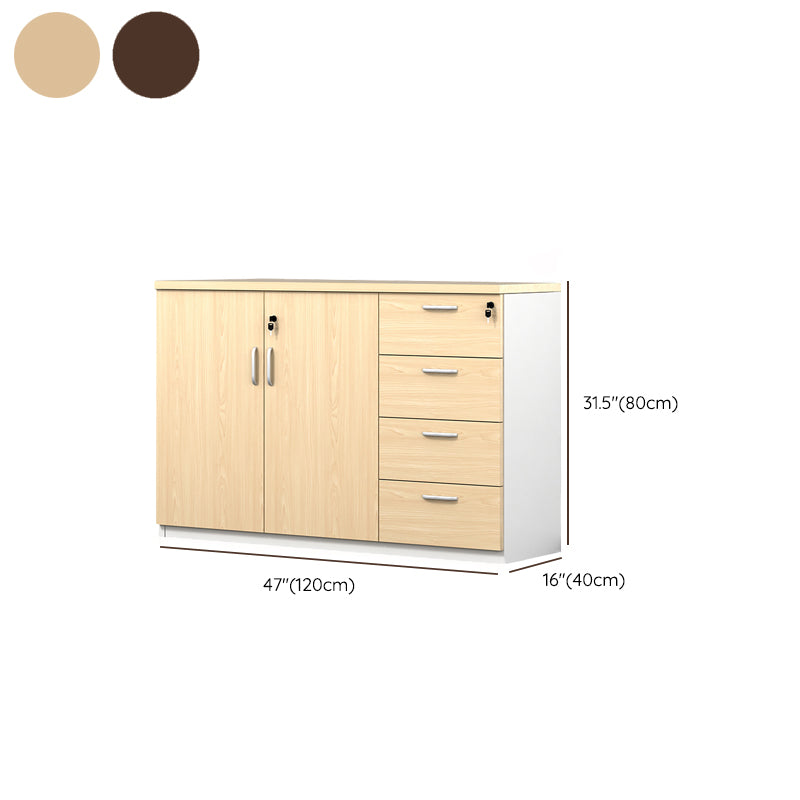 Nordic Style Filing Cabinet Wood Storage Design Lateral Filing Cabinet