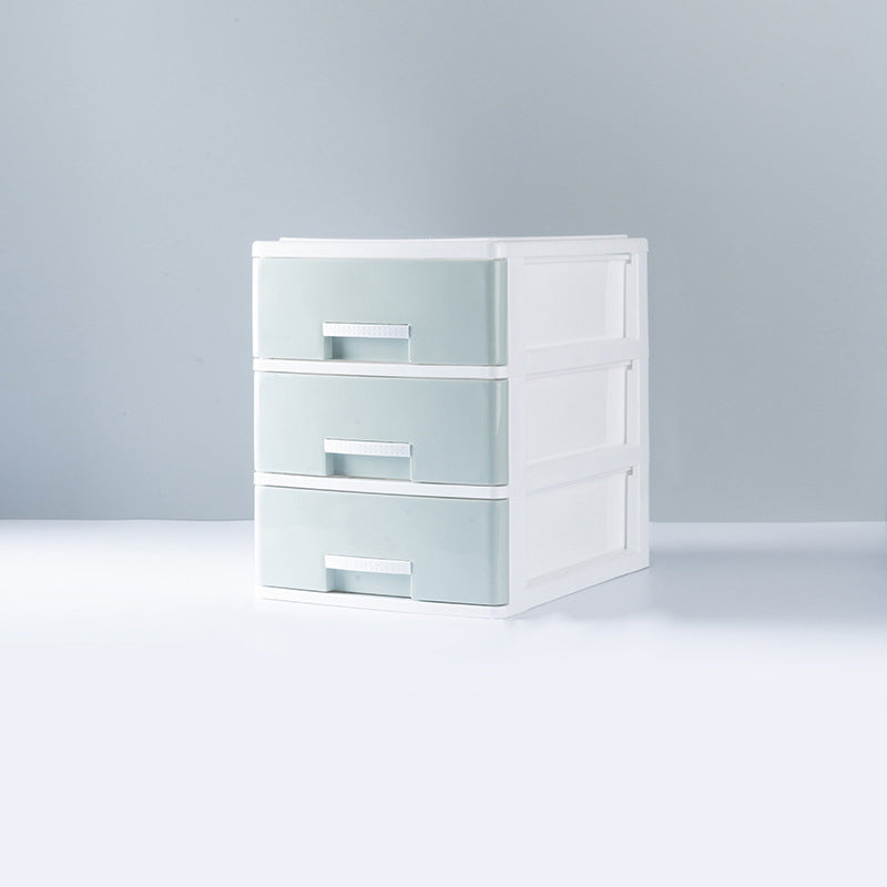 Contemporary Lateral Filing Cabinet Plastic Home or Office File Cabinet with Drawers