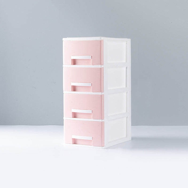 Contemporary Lateral Filing Cabinet Plastic Home or Office File Cabinet with Drawers