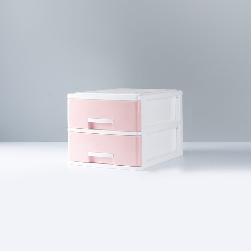 Contemporary Lateral Filing Cabinet Plastic Home or Office File Cabinet with Drawers