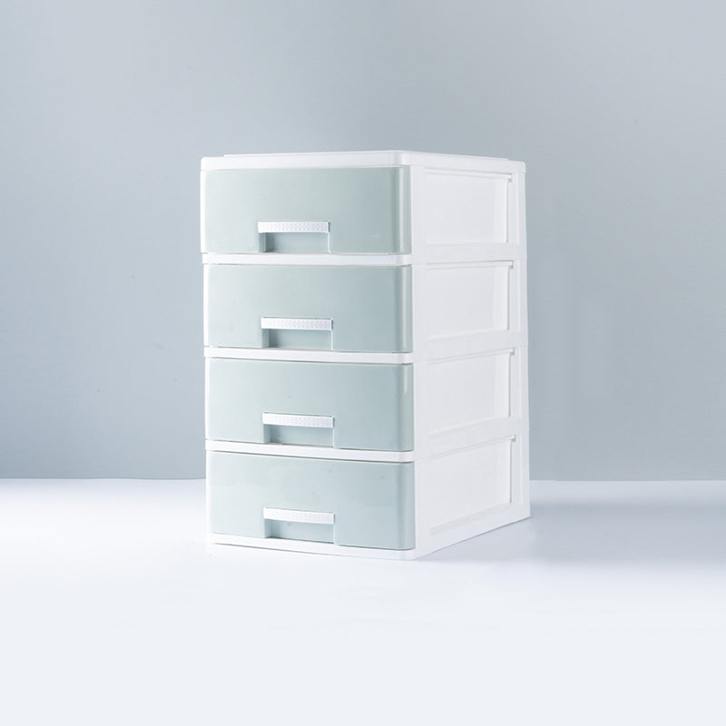 Contemporary Lateral Filing Cabinet Plastic Home or Office File Cabinet with Drawers