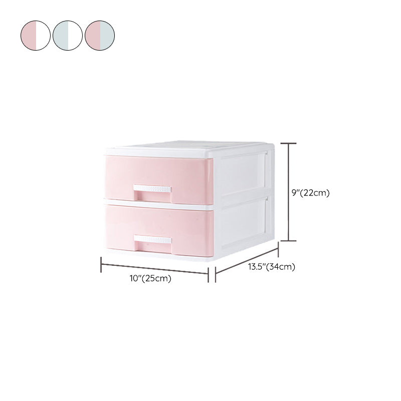 Contemporary Lateral Filing Cabinet Plastic Home or Office File Cabinet with Drawers