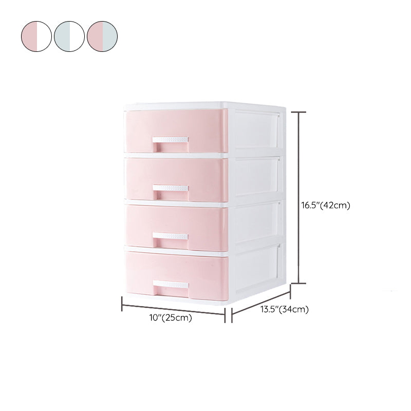 Contemporary Lateral Filing Cabinet Plastic Home or Office File Cabinet with Drawers