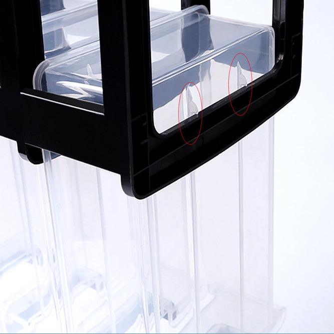 Transparent Filing Cabinet Plastic Drawers Vertical Contemporary Filing Cabinet