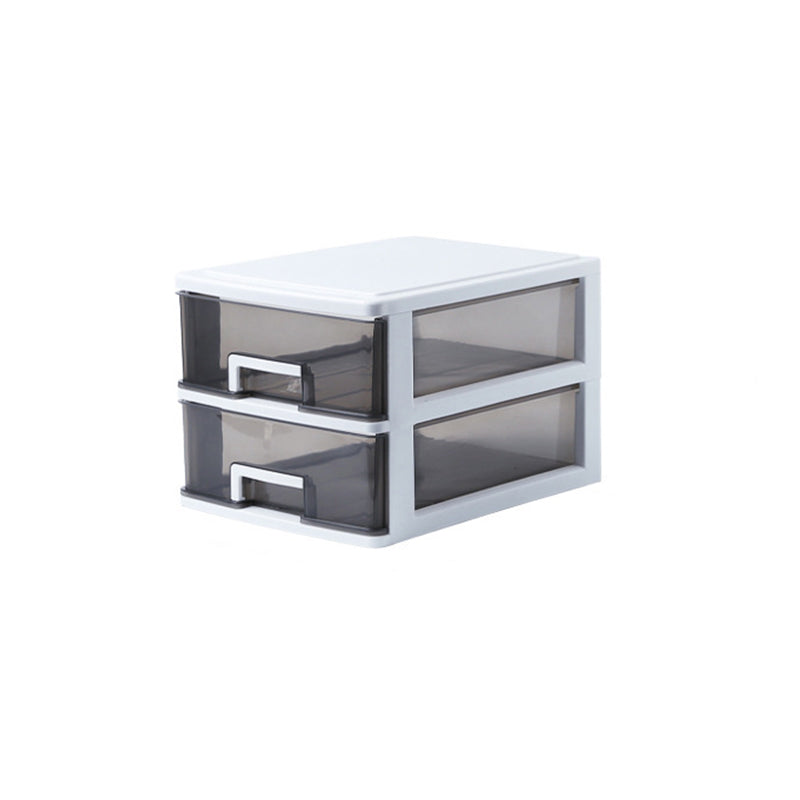 Drawers File Cabinet Vertical Home or Office Transparent Plastic File Cabinet