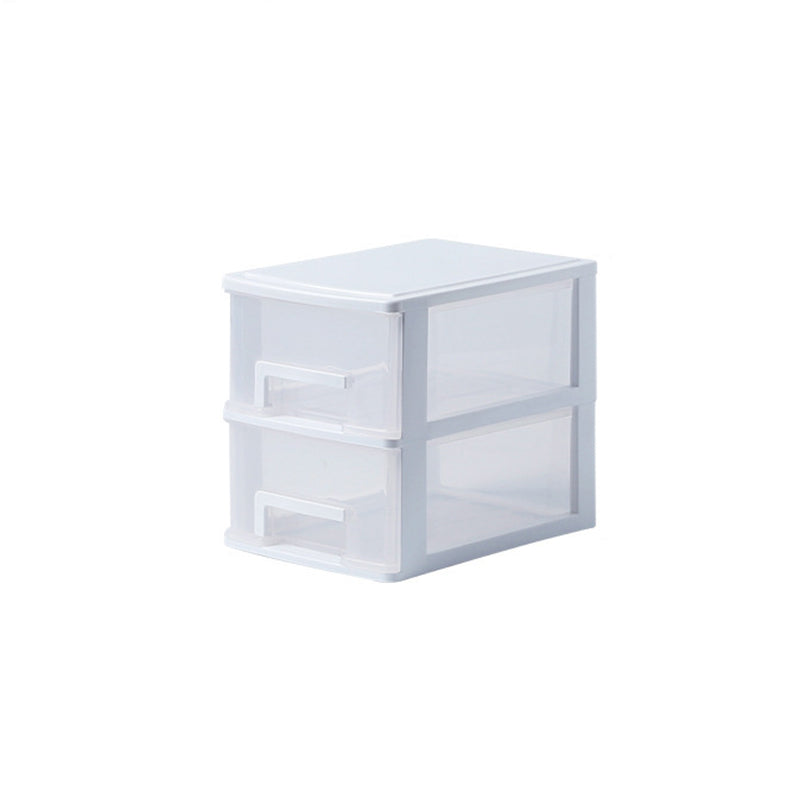 Drawers File Cabinet Vertical Home or Office Transparent Plastic File Cabinet