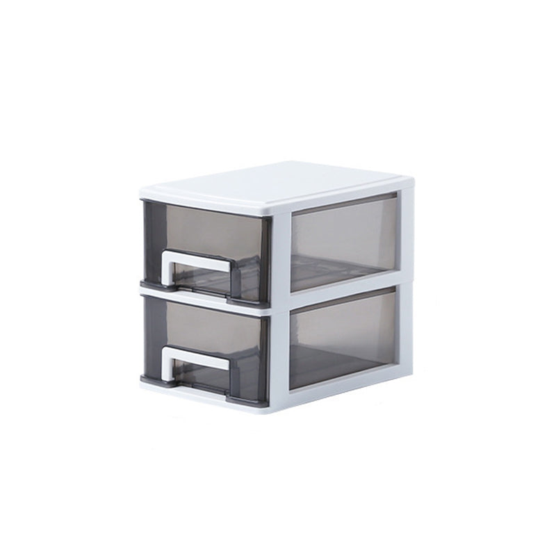 Drawers File Cabinet Vertical Home or Office Transparent Plastic File Cabinet