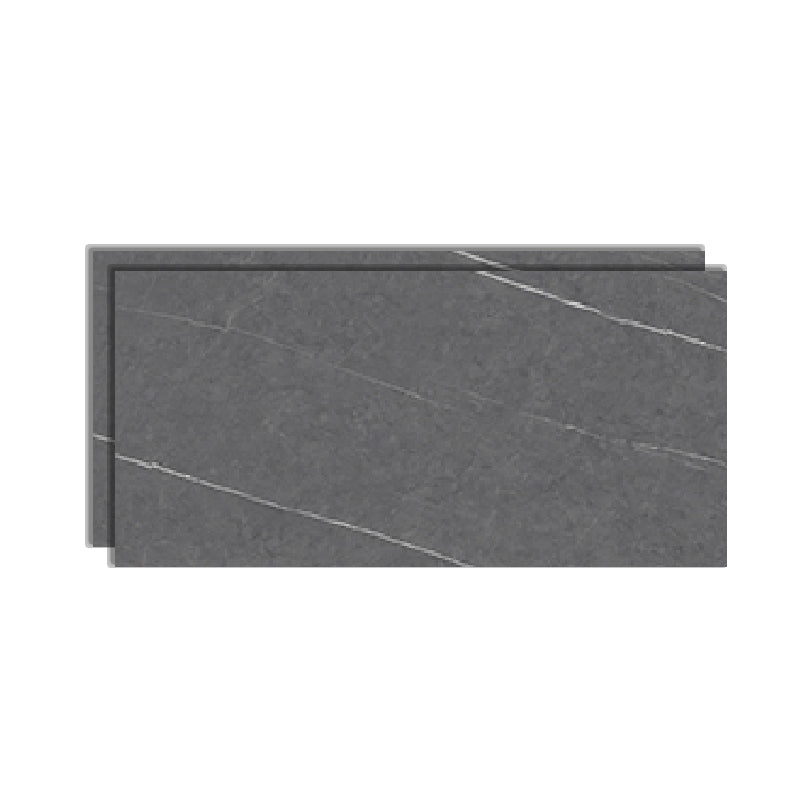 Square Ceramic Matte Straight Edge Singular Tile Fabric Look Shower Floor