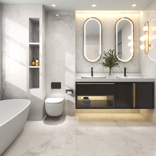 Rectangle Marble Beige Floor and Wall Tile Singular Tile Wall Tile