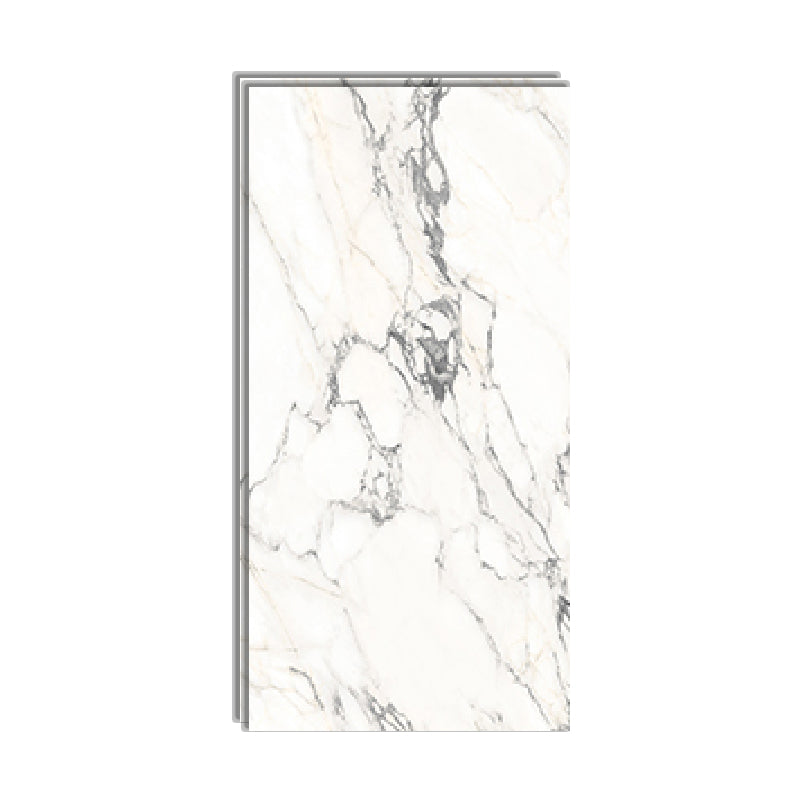 Marble Rectangle Singular Tile Abstract Line Polished Tile for Wall and Floor