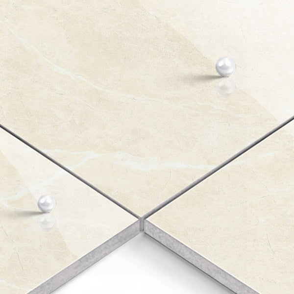 Polished Mixed Material Floor Tile No Pattern Singular Floor Tile