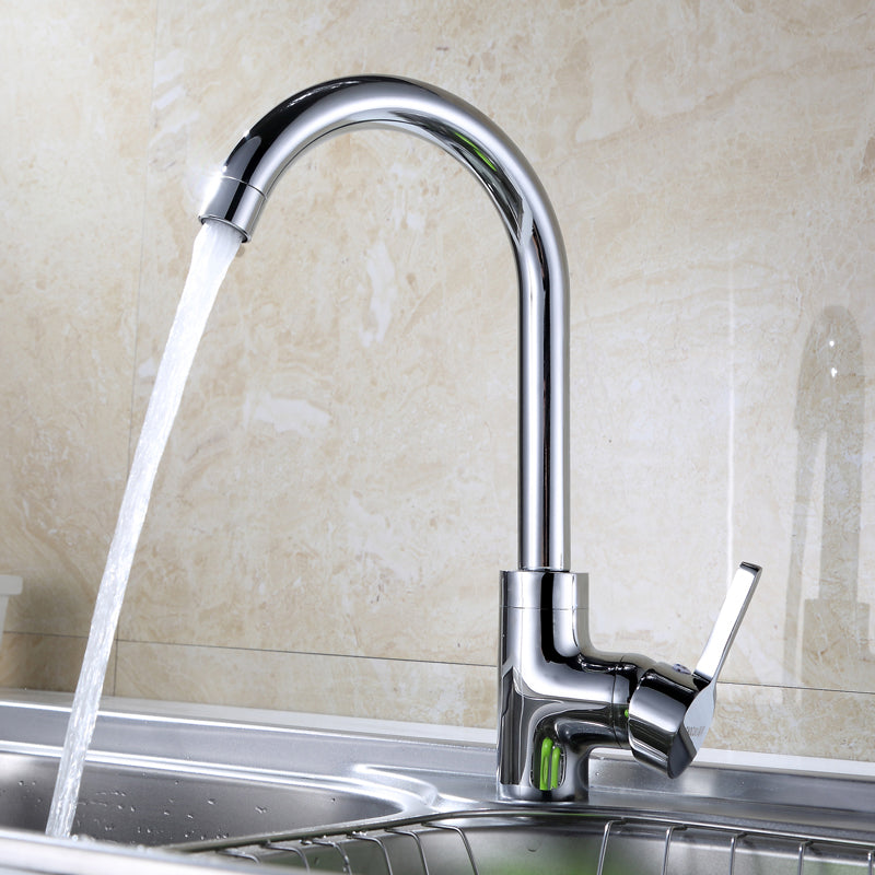 Modern Kitchen Faucet Zinc with Handles and Supply Lines Bar Prep Kitchen Faucet