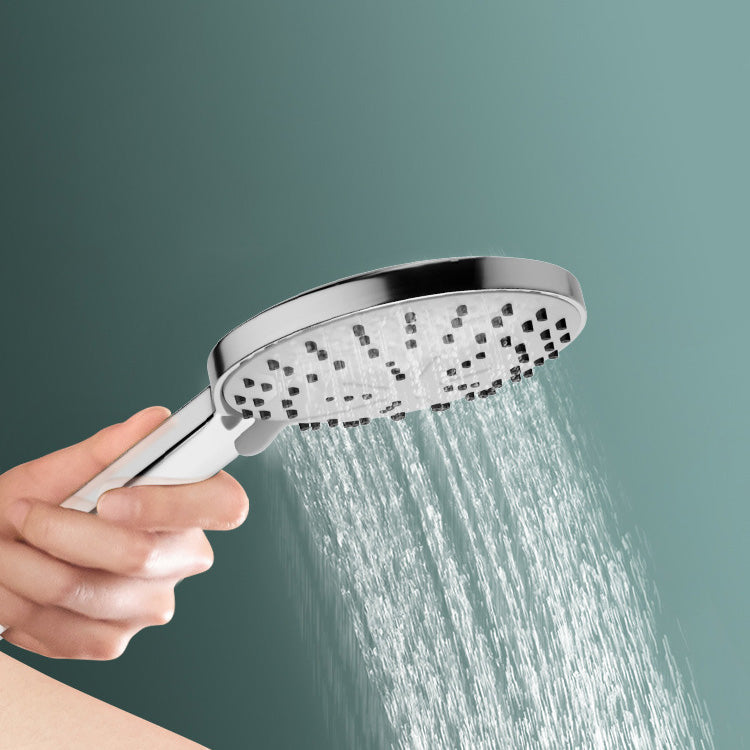 Modern Pressure Balanced Diverter Valve Shower Metal Shower Head Shower Faucet On Wall