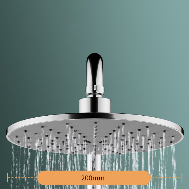 Modern Pressure Balanced Diverter Valve Shower Metal Shower Head Shower Faucet On Wall