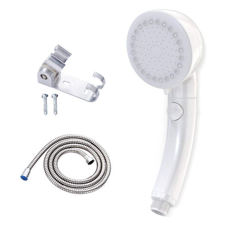 Modern Plastic Shower Head Bathroom Shower Head with Adjustable Spray Pattern