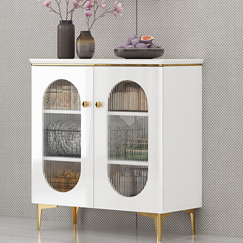 Contemporary Style Buffet Sideboard Wood Sideboard Table with Cabinet