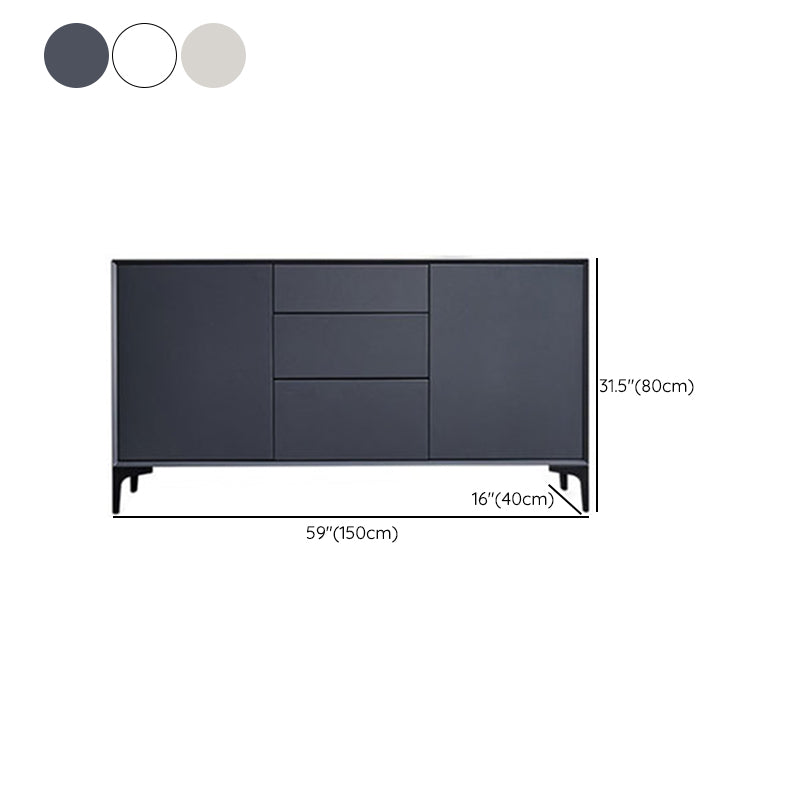 Modern Sideboard Buffet Cabinets 3 Drawers and 2 Doors Buffet Sideboard