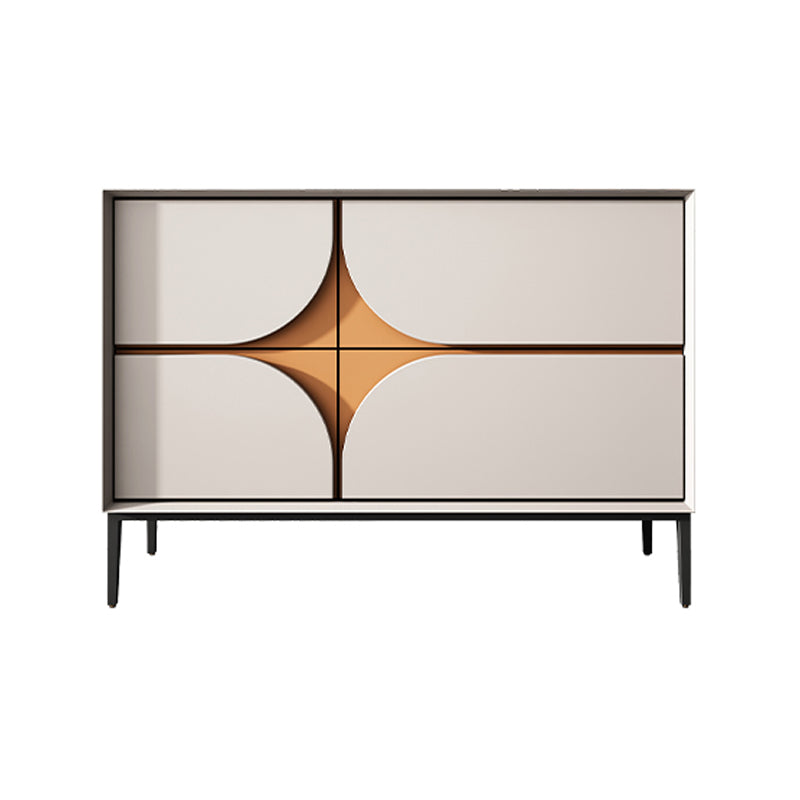 Modern Drawers Sideboard Table Engineered Wood Credenza for Living Room