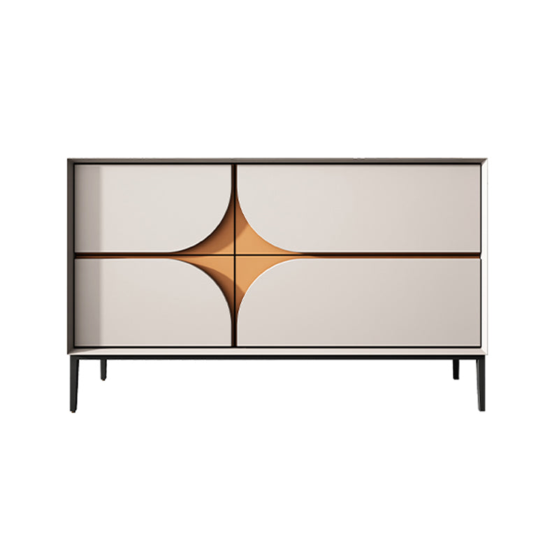 Modern Drawers Sideboard Table Engineered Wood Credenza for Living Room