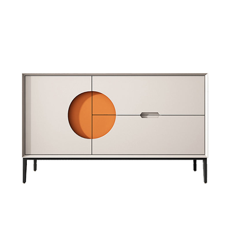 Modern Drawers Sideboard Table Engineered Wood Credenza for Living Room